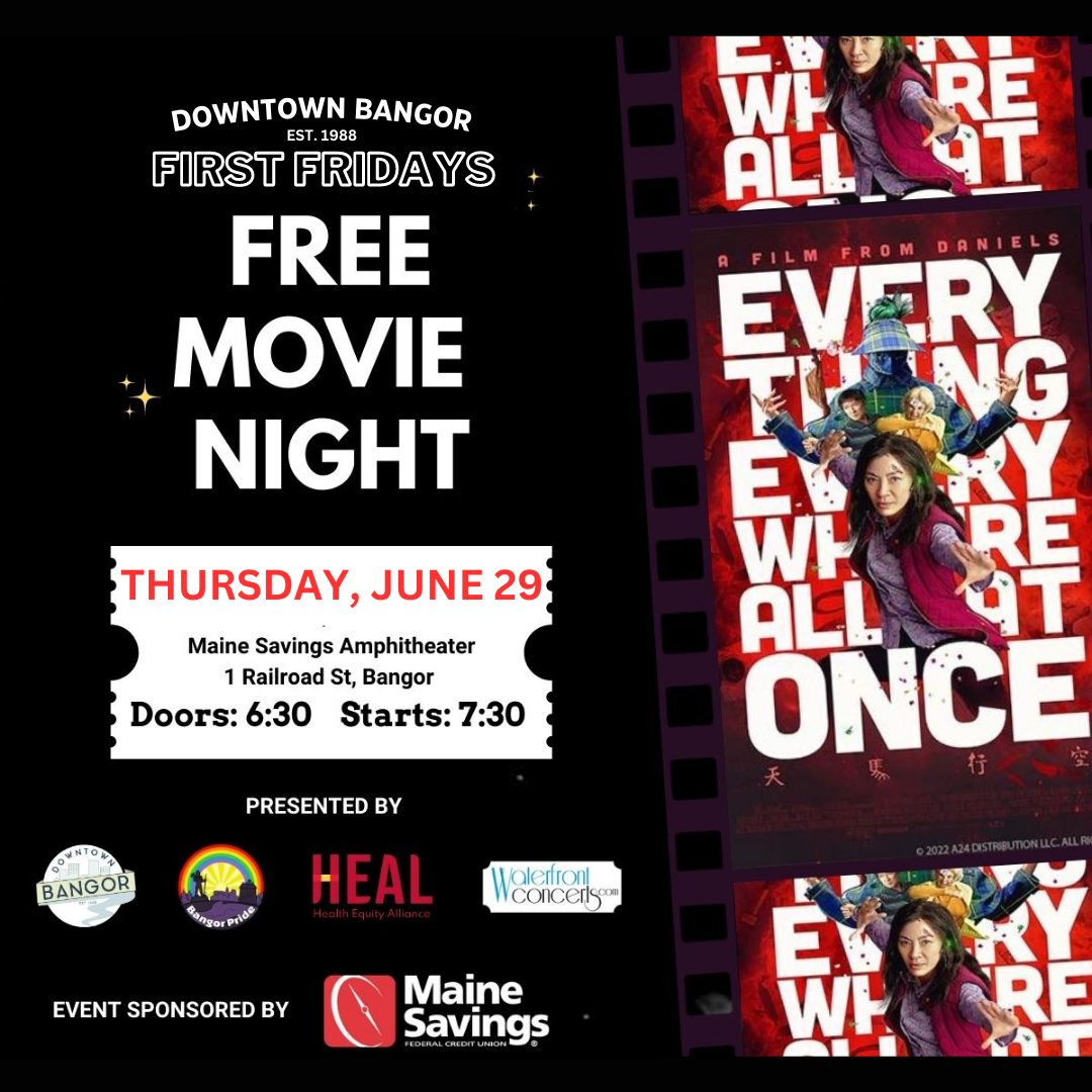 June Free Movie Night First Friday 1080X1080 RAIN DATE