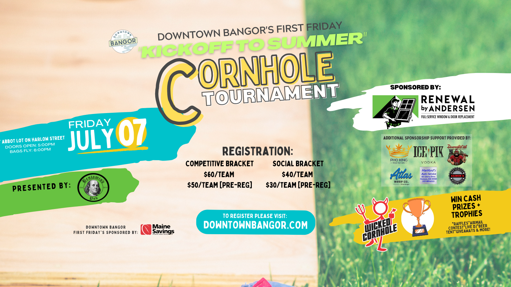 Cornhole Tournament Flyer Event Cover 2